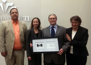 Everett (second from right) receive our 2014 Catalyst Award